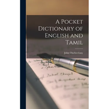 A Pocket Dictionary of English and Tamil - Hardcover