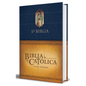 Biblia Católica Letra Grande, Tapa Dura Azul Con La Virgen de Guadalupe / The Catholic Bible: Large Print Edition. Leather-Look Hardcover, Blue Color - Hardcover