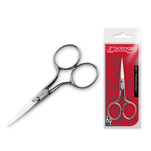 Solingen Eyebrow Scissors 2136 - Precision Grooming Tool for Shaping and Trimming Eyebrows