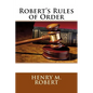 Robert's Rules of Order - Paperback