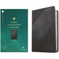 NLT Student Life Application Study Bible, Filament Enabled (Leatherlike, Charcoal Gray Striped, Red Letter) - Imitation Leather