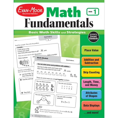 Math Fundamentals, Grade 1 Teacher Resource - Paperback
