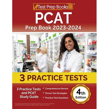 PCAT Prep Book 2023-2024: 3 Practice Tests and PCAT Study Guide [4th Edition] - Paperback