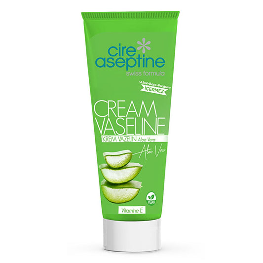 Cire Aseptine Moisturizing Cream - Aloe Vera & Vazelin Enriched, Dermatologically Tested, Paraben Free