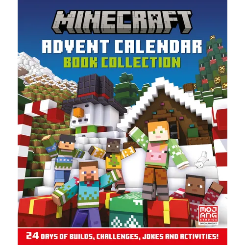 Minecraft Advent Calendar: Book Collection: 24 Days of Builds, Challenges, Jokes and Activities! - Hardcover