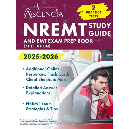 NREMT Study Guide 2025-2026: 2 Practice Tests and EMT Exam Prep Book [7th Edition] - Paperback