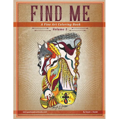 Find Me: A Fine Art Coloring Book - Volume 1 - Paperback