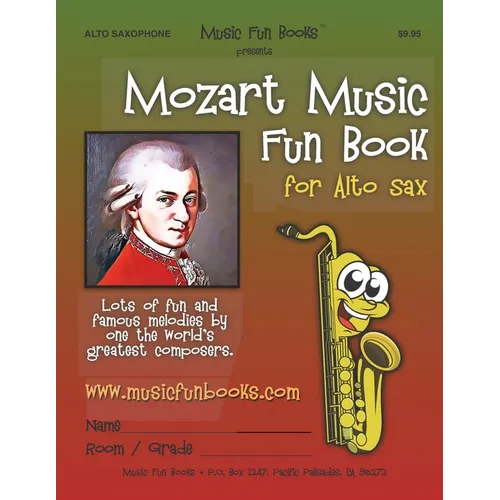 Mozart Music Fun Book for Alto Sax - Paperback