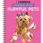 Brain Games - Sticker by Letter: Playful Pets (Sticker Puzzles - Kids Activity Book) - Spiral