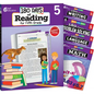 180 Days(tm) Reading, Math, Problem Solving, Writing, & Language for Grade 5: 5-Book Set: Practice, Assess, Diagnose - Paperback
