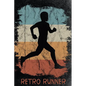 Retro Runner: Funky 365 days runners log book to track your day-by-day training progresses - Paperback