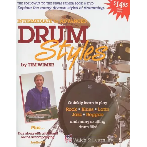 Drum Styles: Book with Audio Access [With CD (Audio)] - Paperback