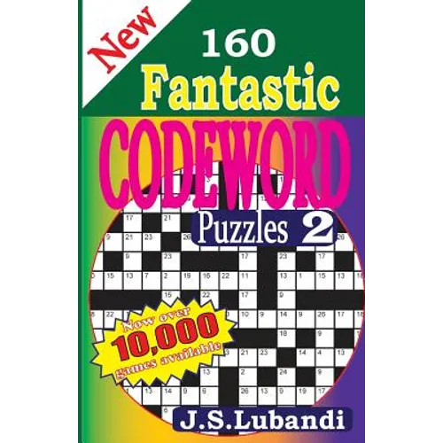 New 160 Fantastic Codeword Puzzles - Paperback