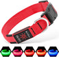 LED Dog Collar Rechargeable Light-Up Safety Collar for Night Walking (colors)