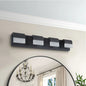 LED Vanity Light Fixture | 3/4/5/6-Light Dimmable Bathroom Wall Sconce with Acrylic Shade — Matte Black, 6000K Daylight