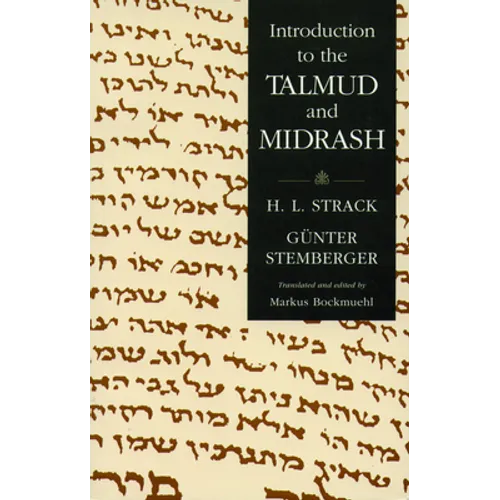 Introduction to the Talmud and Midrash - Paperback