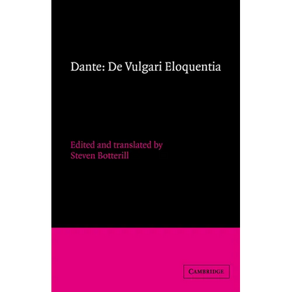 Dante: de Vulgari Eloquentia - Hardcover