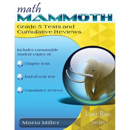Math Mammoth Grade 5 Tests and Cumulative Reviews - Paperback