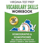 VIRGINIA TEST PREP Vocabulary Skills Workbook Homographs & Homophones: Skill-Building Practice for Grade 3, Grade 4, and Grade 5 - Paperback