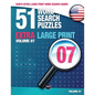 Sam's Extra Large-Print Word Search Games: 51 Word Search Puzzles, Volume 7: Brain-stimulating puzzle activities for many hours of entertainment - Paperback