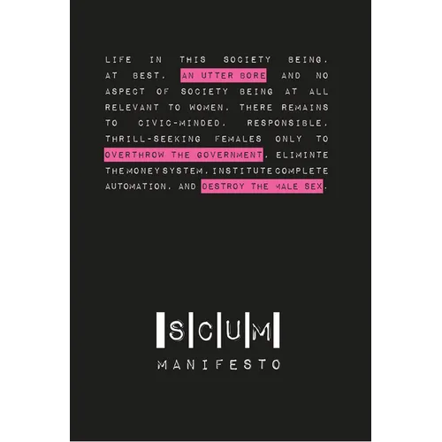 Scum Manifesto - Paperback