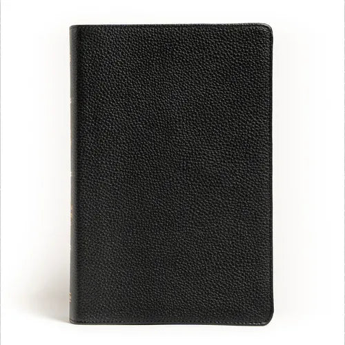 NASB Large Print Personal Size Reference Bible, Black Genuine Leather - Leather