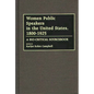 Women Public Speakers in the United States, 1800-1925: A Bio-Critical Sourcebook - Hardcover