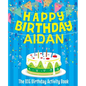 Happy Birthday Aidan: The Big Birthday Activity Book: Personalized Books for Kids - Paperback