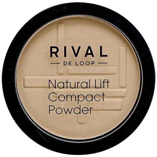 Rival de Loop Natural Lift Compact Powder No:3 Sepia - Matte Finish, Soft Texture for Natural Makeup Look