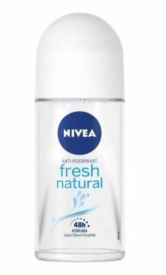 Nivea Fresh Natural Roll-On Deodorant for Women - Long-Lasting Odor Protection, Moisturizing, and Fresh Fragrance (1.69 fl oz)