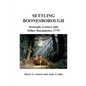 Settling Boonesborough: Journals, Letters and Other Documents, 1775 - Paperback
