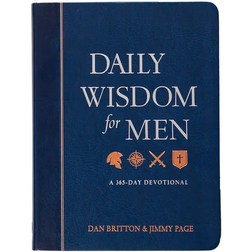 Daily Wisdom for Men: A 365-Day Devotional - Imitation Leather