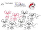 013 Cheerleaders Pantograph by Linda V. Taylor