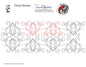 154 Floral Borders Pantograph by Linda V. Taylor