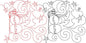 214 Snowman Pantograph by Linda V. Taylor