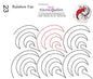 023 Rainbow Fan Pantograph by Linda V. Taylor