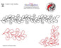 024 Lindas Curly Feather Pantograph by Linda V. Taylor