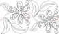249 Floral Border Pantograph by Linda V. Taylor