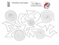 268 Pinwheels And Angles Pantograph by Linda V. Taylor