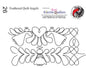 026 Feathered Quilt Angels Pantograph by Linda V. Taylor