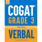COGAT Grade 3 Verbal: 3 Practice Tests - Level 9 - Paperback