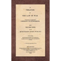 A Treatise on the Law of War: Being the First Book of His Quaestiones Juris Publici. Translated From the Original Latin with Notes, by Peter Stephen - Hardcover