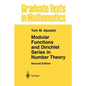 Modular Functions and Dirichlet Series in Number Theory - Paperback