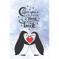 Love You To The Moon And Back: Cute Notebook for Penguin Lovers Valentine Present for Loved One Friend Co-Worker Kids - Paperback
