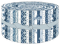 Lakeland Blues - 2 1/2" Strips 42 Prints