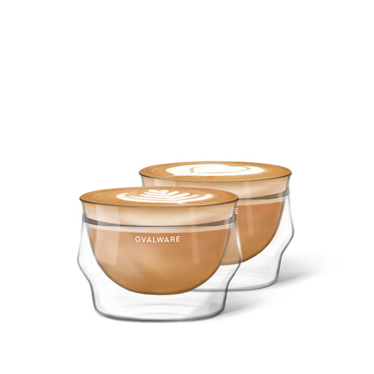 Latte Master Glass - 250ml/8.5oz (Set of 2)