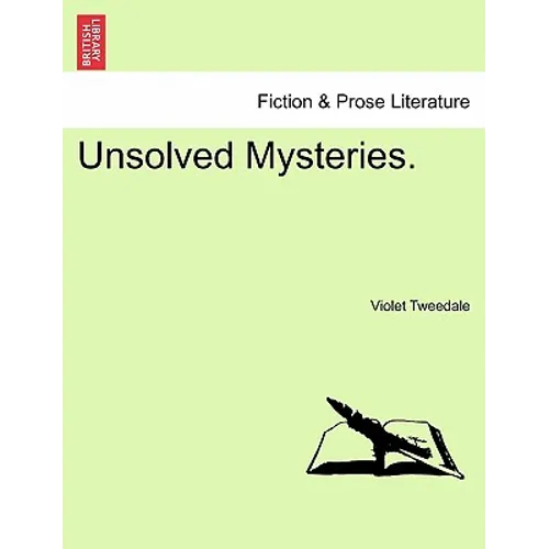 Unsolved Mysteries. - Paperback