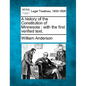 A History of the Constitution of Minnesota: With the First Verified Text. - Paperback