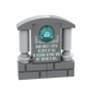 "Leota" Tombstone - Halloween MOC - Custom Printed - Made Using LEGO® Parts