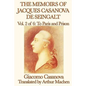 The Memoirs of Jacques Casanova de Seingalt Vol. 2 to Paris and Prison - Paperback